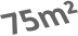 75m²